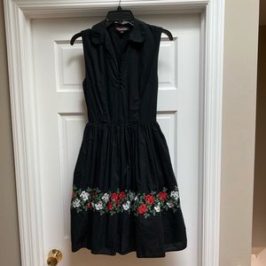 Trashy Diva Black Floral Dress